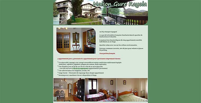 Locations Pays basque espagnol